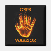 Hand/Flammen...CRPS Magnet (Vorne)