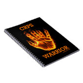 Hand/Flammen...CRPS Notizblock (Rechte Seite)