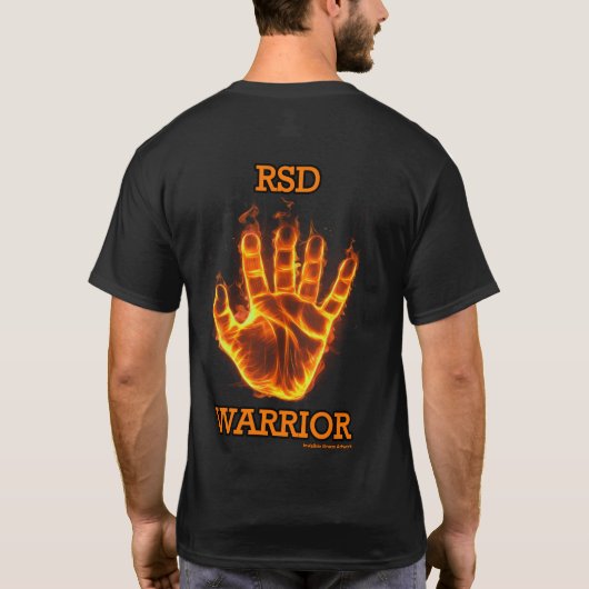 Hand/Flammen...CRPS T-Shirt (Rückseite)