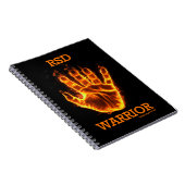 Hand/Flammen...RSD Notizblock (Rechte Seite)