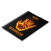 Hand/Flammen...RSD Notizblock (Linke Seite)