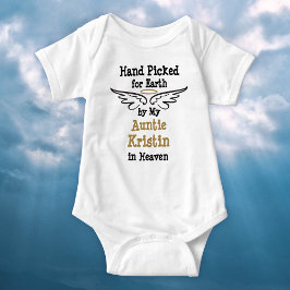 Hand für die Erde von My ... mit Halo Baby Strampler