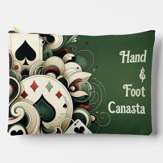 Hand & Fuß Canasta Zubehörtasche (Vorderseite)