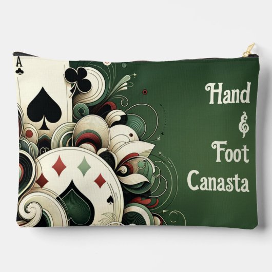 Hand & Fuß Canasta Zubehörtasche (Rückseite)