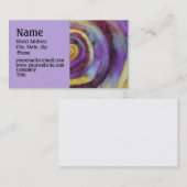 Hand gefärbte umherziehende Visitenkarte (Vorne/Hinten)