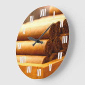 Hand gerollter Zigarren-La Romana Dr. römische Große Wanduhr (Winkel)