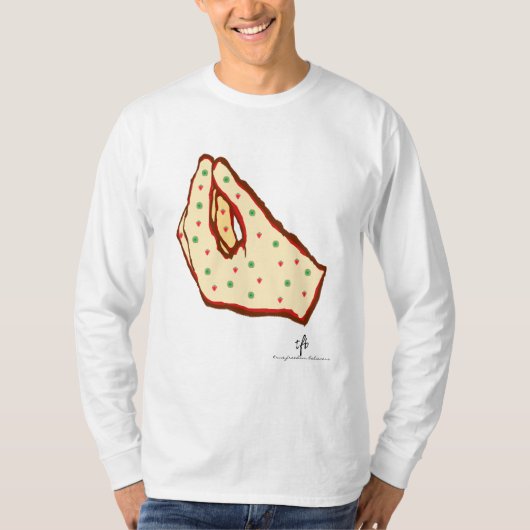 Hand Gesture Strawberry-Kiwi Pizza Unisex LS T-Shirt (Vorderseite)