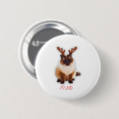 Hand Gezeichnet Balinese Katze Japan Geschenk Vate Button (Vorne & Hinten)