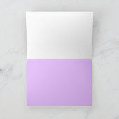 Hand gezeichnet, blauer Hydrangea-Blume Dankeskarte (Innenseite)