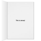 Hand gezeichnet Diese Karte ist Jersey Grußkarte (Innen (Rechts))