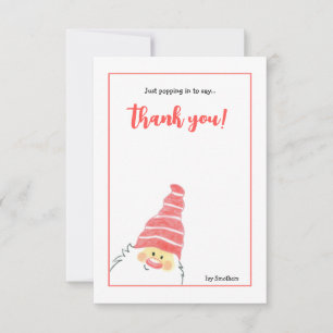 Hand gezeichnet Weihnachtskarte Dankeskarte