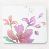 Hand-Gezeichnete Blume Mousepad (Vorne)