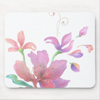 Hand-Gezeichnete Blume Mousepad