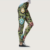 Hand gezeichnete Blumen Leggings (Rechts)
