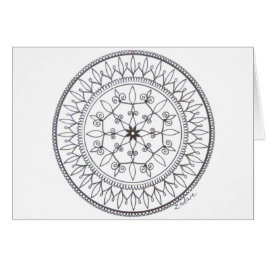 Hand gezeichnete Farbe im Mandala-Entwurf