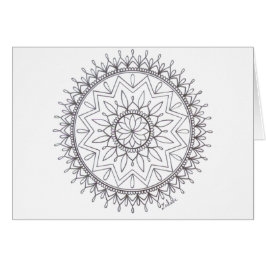 Hand gezeichnete Farbe im Mandala-Entwurf