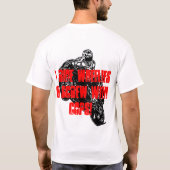 Hand gezeichnete Gestalt 1wheelfelons Ihre eigene T-Shirt (Rückseite)