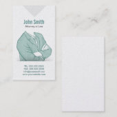 Hand gezeichnete visitenkarte (Vorne/Hinten)