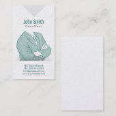 Hand gezeichnete visitenkarte (Vorne/Hinten)