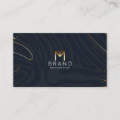 Hand gezeichnete, zweiseitige, horizontale Visiten Visitenkarte (Vorderseite)