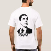Hand gezeichneter Barack Obama Pic T-Shirt (Rückseite)