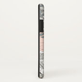 Hand gezeichneter Blumenentwurf Case-Mate iPhone Hülle (Hinten/Rechts)