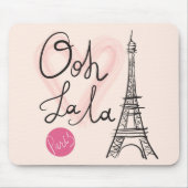 Hand gezeichneter Eiffel-Turm Mousepad (Vorne)