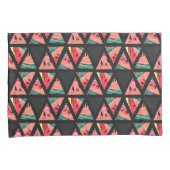 Hand gezeichnetes abstraktes Wassermelone-Muster Kissenbezug (Vorderseite-Rechts)