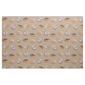 Hand gezeichnetes Dougnut-Muster Stoff (Fat Quarter (45,7 x 55,9 cm))