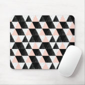 Hand gezeichnetes Dreieck-geometrisches Muster Mousepad (Mit Mouse)