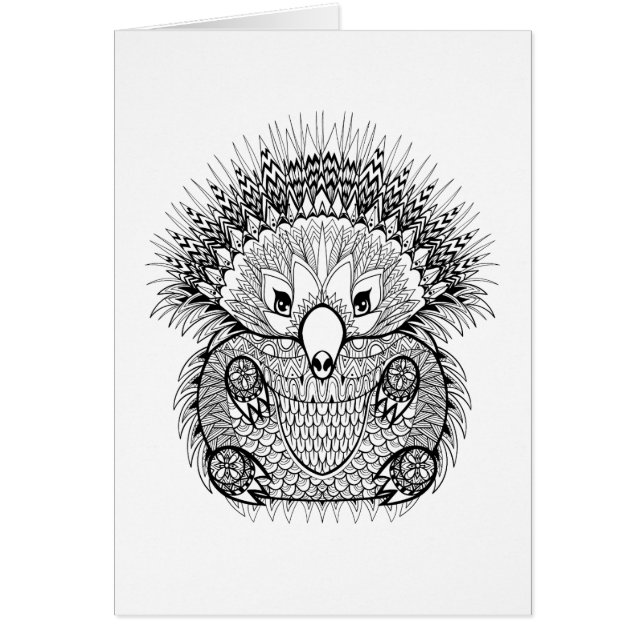 Hand gezeichnetes Echidna-Gekritzel (Vorne)