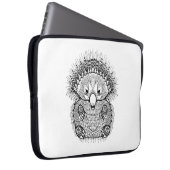 Hand gezeichnetes Echidna-Gekritzel Laptopschutzhülle (Vorne Rechts)