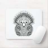 Hand gezeichnetes Echidna-Gekritzel Mousepad (Mit Mouse)