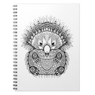 Hand gezeichnetes Echidna-Gekritzel Notizblock