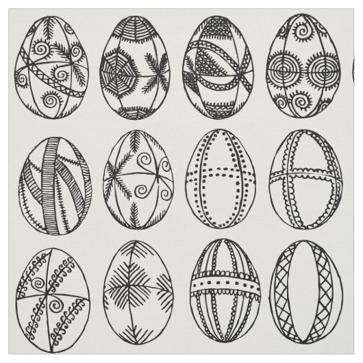 Hand gezeichnetes extravagantes stoff (Muster)
