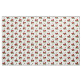 Hand gezeichnetes Gnome-Mädchen auf Toadstools, Stoff (Yard (91,4 cm))