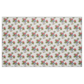 Hand gezeichnetes Gnome-Mädchen mit Blumen, Stoff (Fat Quarter (45,7 x 55,9 cm))
