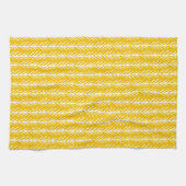 Hand gezeichnetes Goldweizen-Muster Geschirrtuch (Horizontal)