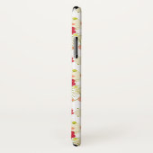 Hand gezeichnetes Hibiskus-Muster Case-Mate iPhone Hülle (Hinten/Rechts)