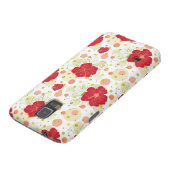 Hand gezeichnetes Hibiskus-Muster Case-Mate Samsung Galaxy Hülle (unten)