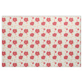 Hand gezeichnetes Hibiskus-Muster Stoff (Fat Quarter (45,7 x 55,9 cm))