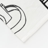 Hand gezeichnetes Kameradecken-Fotografgeschenk Fleecedecke (Ecke)