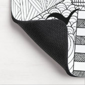 Hand gezeichnetes Leuchtturm-Gekritzel Mousepad (Ecke)