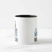 Hand gezeichnetes New York City, NY Tasse (Zentrum)