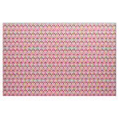 Hand gezeichnetes rosa Zickzack-Muster Stoff (Yard (91,4 cm))
