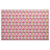 Hand gezeichnetes rosa Zickzack-Muster Stoff (Fat Quarter (45,7 x 55,9 cm))
