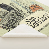 Hand gezeichnetes San Francisco Sherpadecke (3/4)