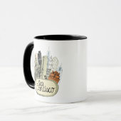 Hand gezeichnetes San Francisco Tasse (Vorderseite Links)