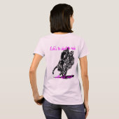 Hand gezeichnetes Shirt der Bremsung 1wheelfelons (Schwarz voll)