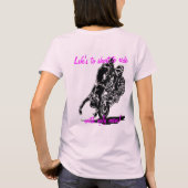 Hand gezeichnetes Shirt der Bremsung 1wheelfelons (Rückseite)